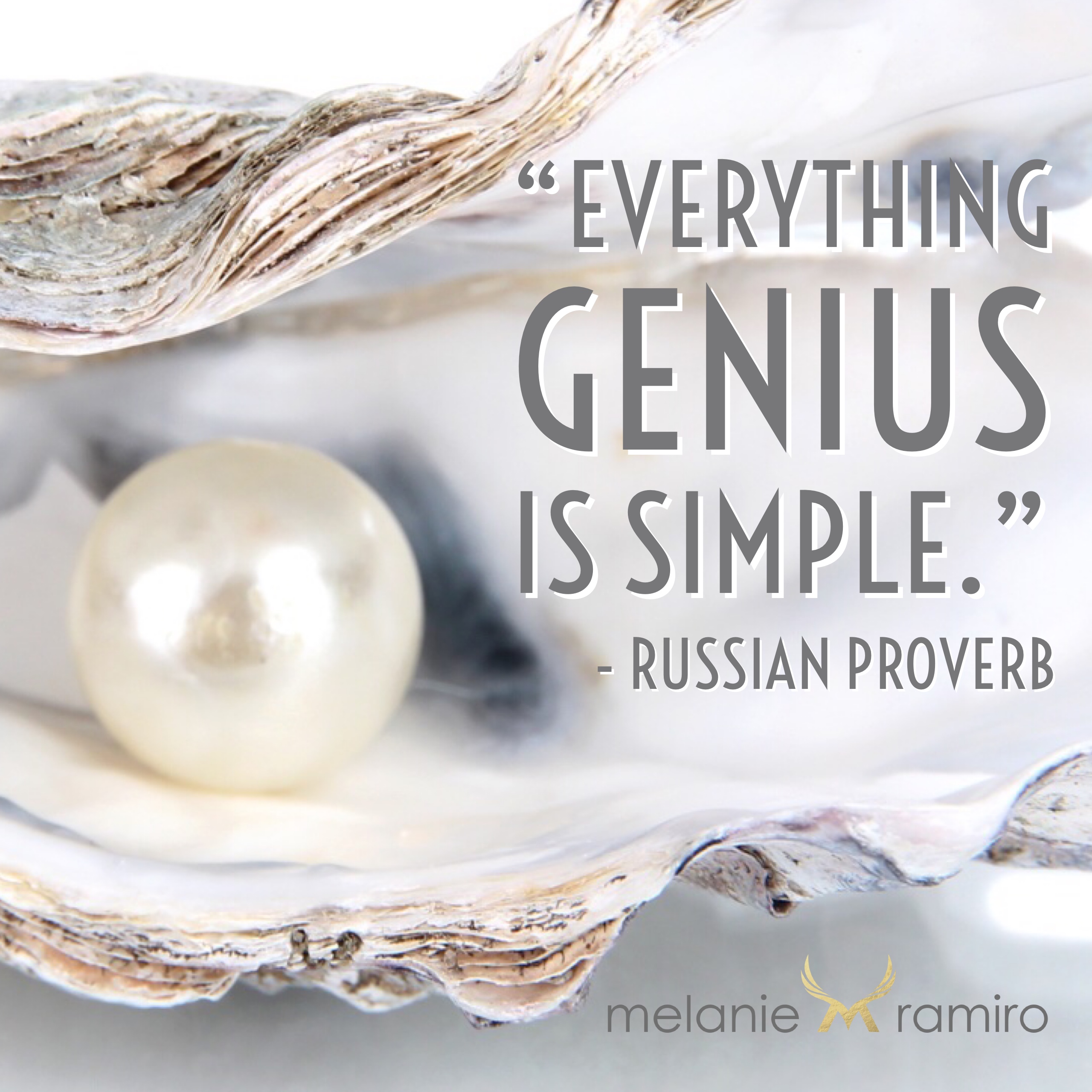 Everything genius is simple